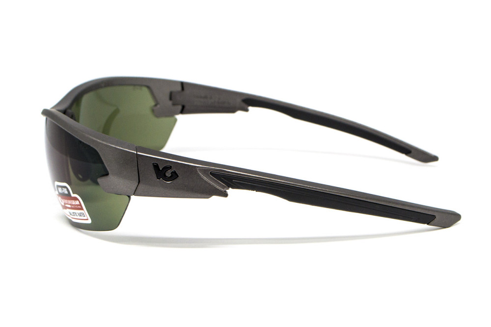 Захисні окуляри Venture Gear Tactical Semtex 2.0 Gun Metal (forest gray) Anti-Fog, чорно-зелені в оправі кольору "темний металік" Запоріжжя - фото 3