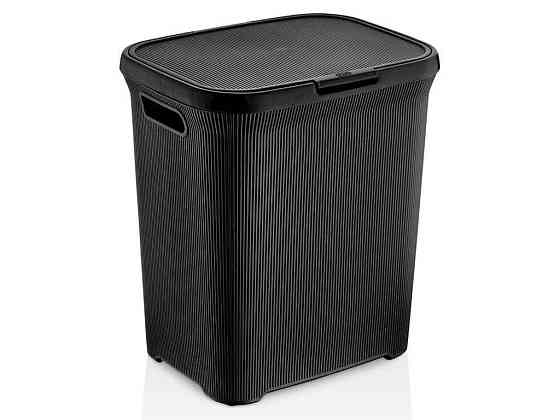 Корзина для белья 52л черная LINE (X-86-(black)) OZER-CZ-006 ТМ OZER Киев