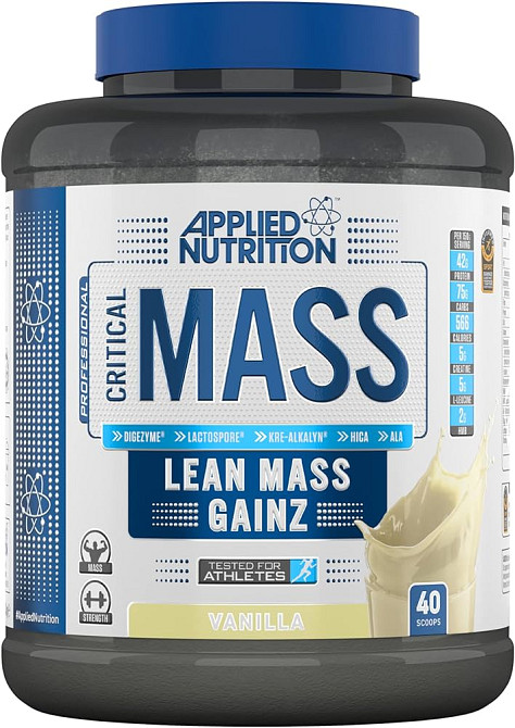 Гейнер Applied Nutrition Critical Mass Professional (2.4kg - 16 Servings) (Vanilla) Луцк - изображение 1