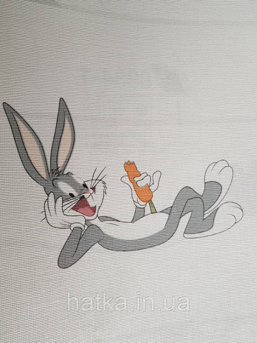 Обои виниловые на флизелине AdaWall Ada Kids метровые детские герои мультфильма Луни тюнз кролик Багз Банни Киев - изображение 3