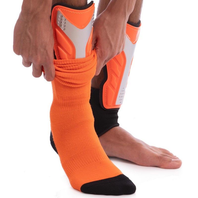 Щитки футбольні SP-Planeta FB-602P S-M Вишнёвое - изображение 4