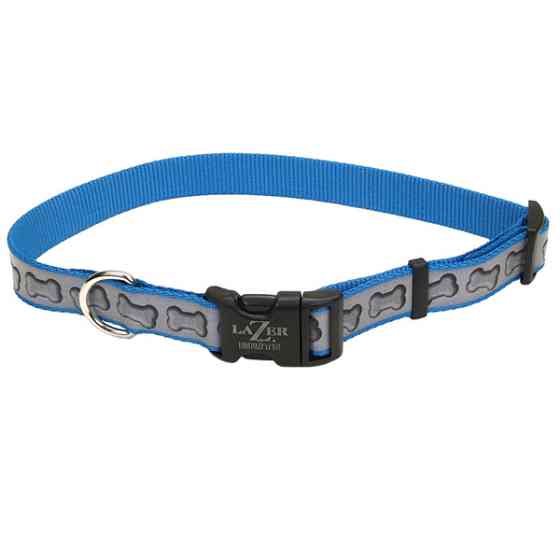 Coastal Lazer Brite Reflective Collar КОСТАЛ ЛАЗЕР БРАЙТ светоотражающий ошейник для собак, 2.5х46-66см Киев