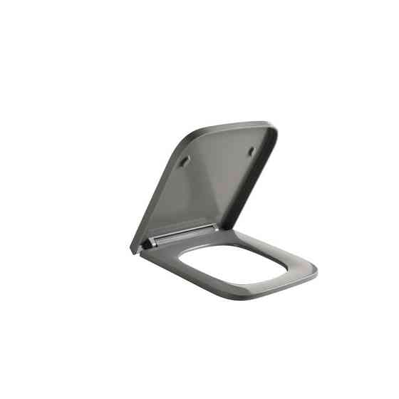Сидіння-кришка для унітазу Mixxus Premium SEAT COVER QUADRO-2004 GRAY 425х358х32mm дюропласт  ( 10517 ) Харків