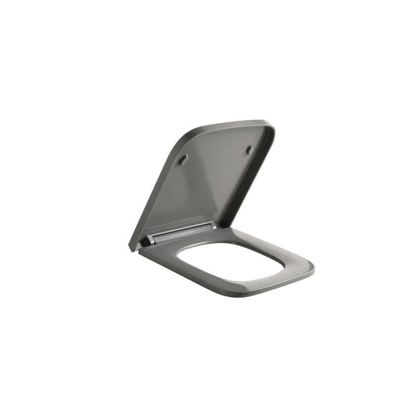 Сидіння-кришка для унітазу Mixxus Premium SEAT COVER QUADRO-2004 GRAY 425х358х32mm дюропласт  ( 10517 ) Харків - фото 3