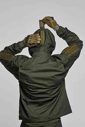 Військова чоловіча літня куртка хакі , матеріал ріп стоп , польова тактична чорна куртка Львів