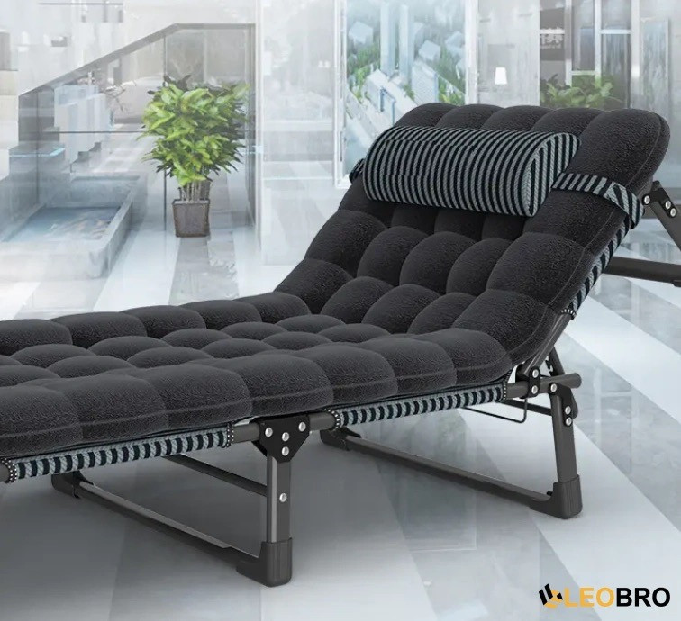 Раскладная кровать раскладушка с подушкой LEOBRO (FB-S02-PP) Киев - изображение 1