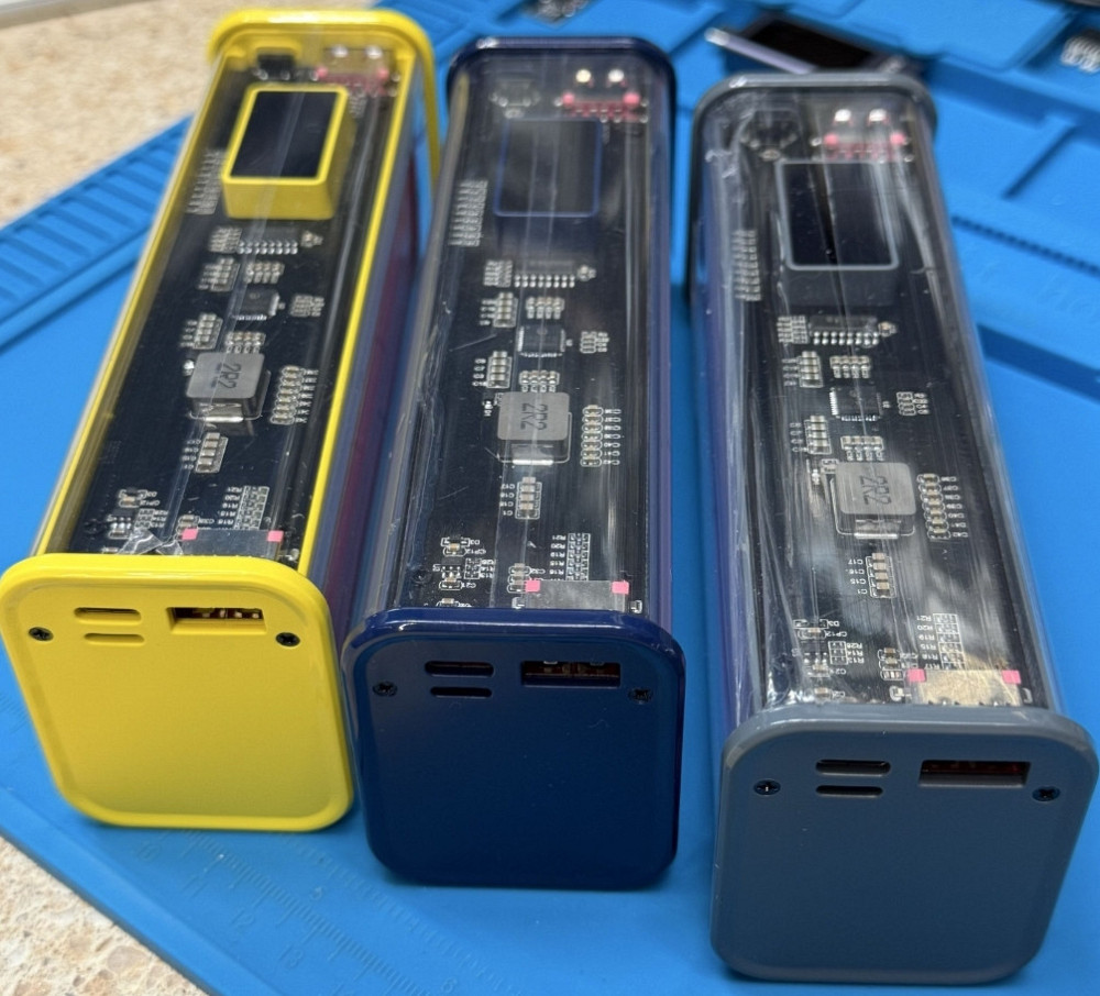 Павербанк 28000 mAh. 22 W с быстрой зарядкой, прозрачный корпус. Киев - изображение 4