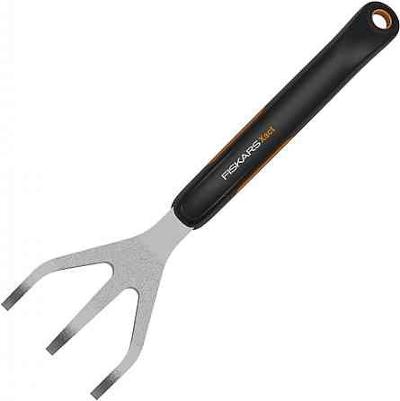 Садовий Культиватор ручний 3 зуби Fiskars "Xact" (1027047) Нержавіюча сталь Нововолинськ