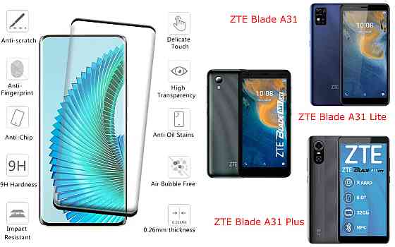 Защитное стекло HyperGlass Pro для ZTE Blade A31, A31 Lite, A31 Plus – максимальная чувствительность и защита Киев