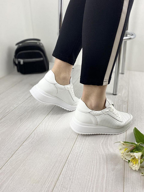 EMELI Кросівки жіночі EMELI 915/3 ST білі (весна-осінь, шкіра натуральна) (2685) лише 39р. Коломия - фото 8