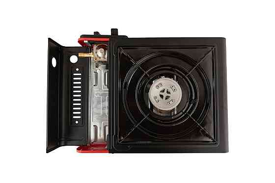 Плита портативна газова MASTERTOOL з п'єзопідпалом у пластиковому кейсі 2.4 кВт 145 г/год 42 Bar G30/G31 Ровно