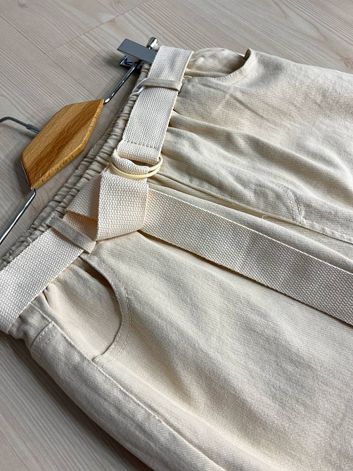 Джинси жіночі A-N 25072 MOM банани талія на резинці з ременем молочні, молочний, M, M, 77 см, 105 см Київ - фото 16