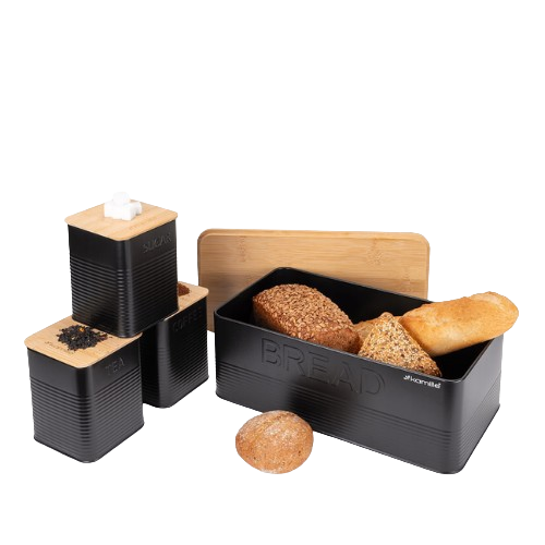 Хлібниця 35,5*21,5*19,5см бамбук/нержавіюча сталь 1126 KAMILLE Житомир - фото 1