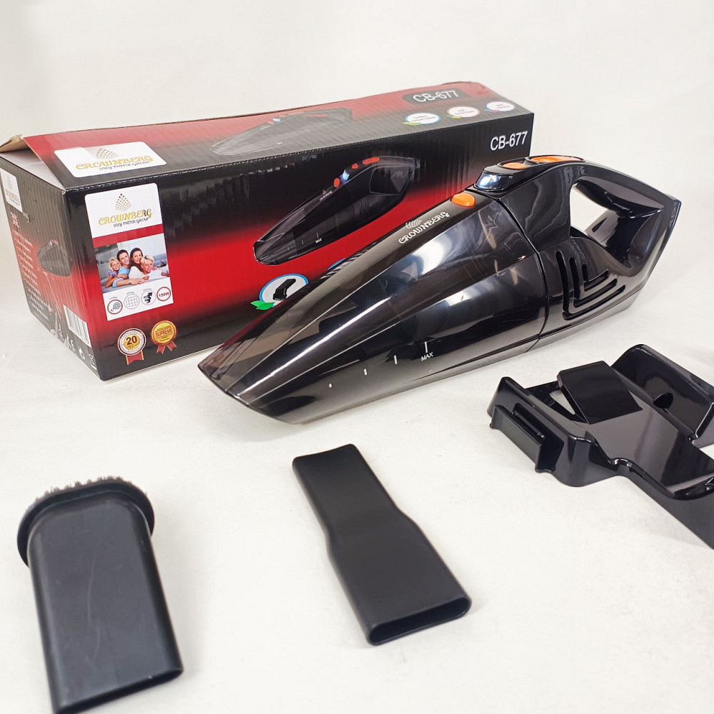 Портативний пилосос для автомобіля бездротовий потужний Crownberg CB-677 150Вт, Якісний автопилосос SY-48 Львів - фото 3