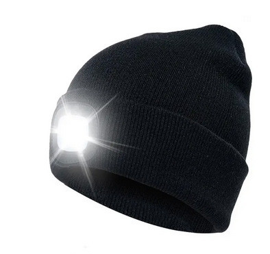 Молодіжна шапка з led ліхтариком Київ - фото 1