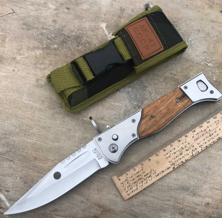 Штык нож: АК-47 выкидной 28см. Тактический,Охотничий ,код 80-1 Киев - изображение 5