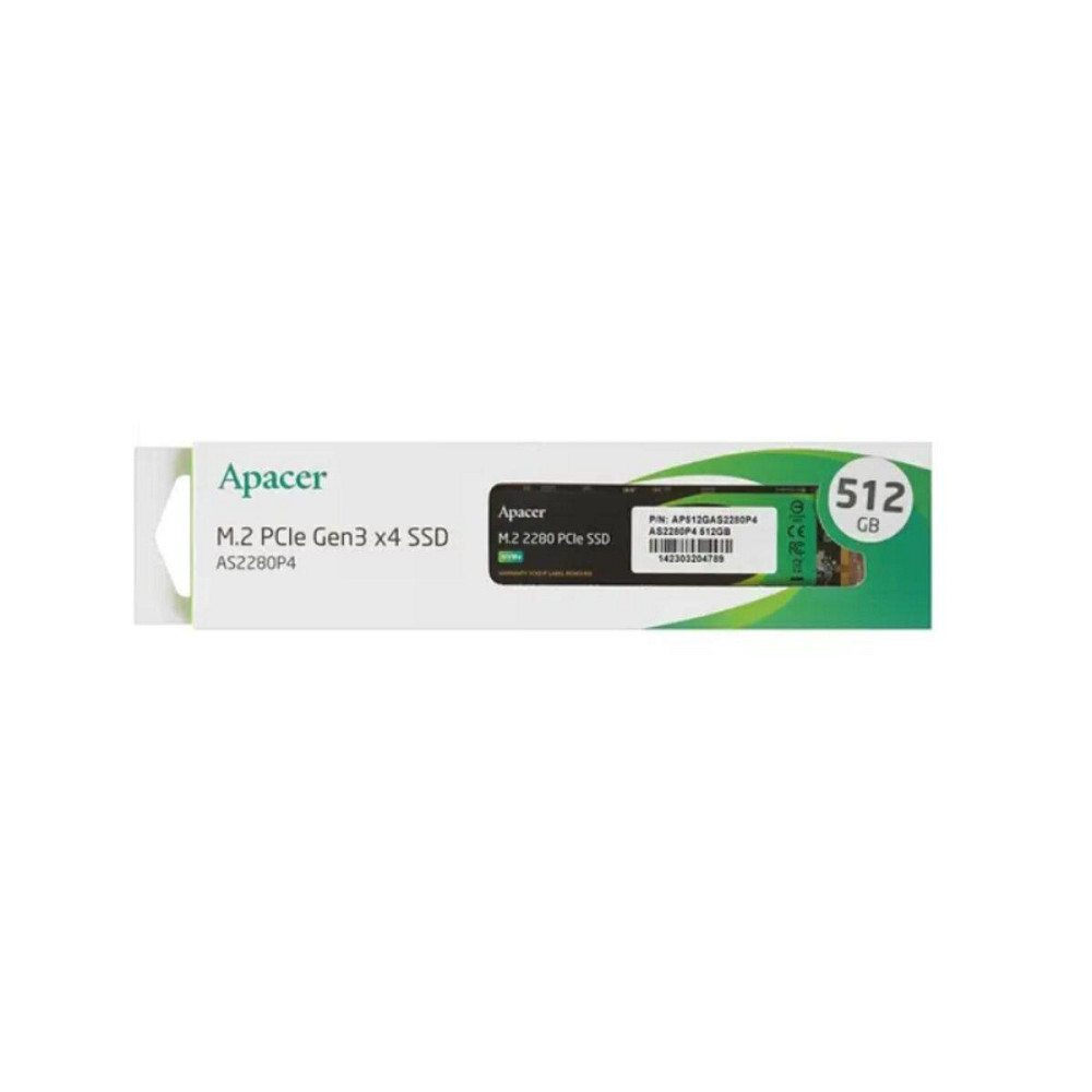 SSD диск накопитель M.2 Apacer AS2280P4 512GB 2280 PCIe 3.0x4 NVMe 3D TLC Read/Write: 2100/1500 MB/sec Одесса - изображение 2