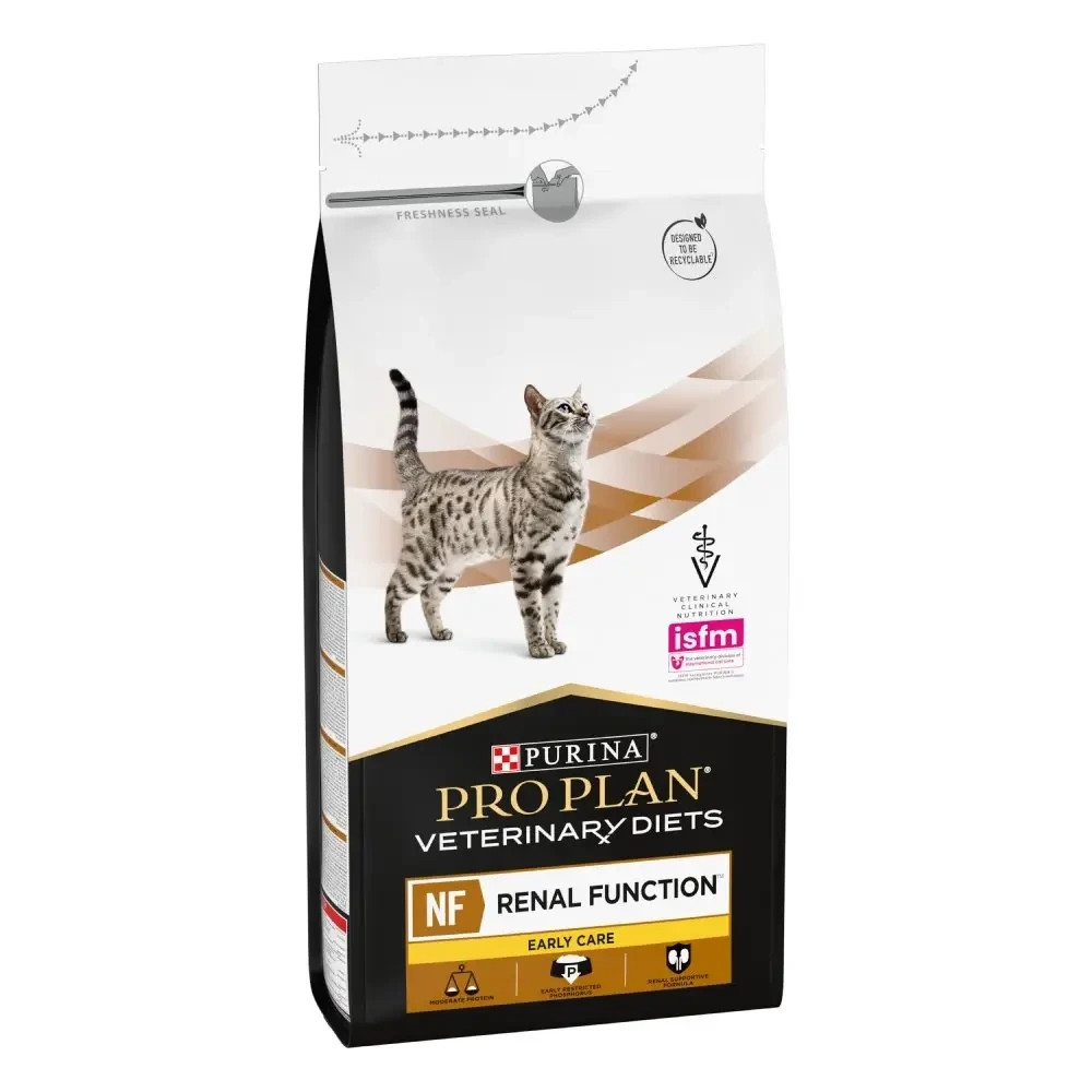 Сухий дієтичний корм PRO PLAN VETERINARY DIETS NF Renal Function Early Care для дорослих котів для підтримання функції нирок при хронічній хворобі нир Київ - фото 2