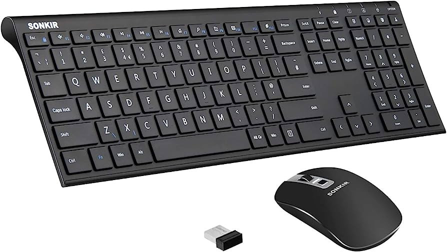 Набір безпровідна клавіатура, миша Sonkir K-18 Луцк - изображение 1