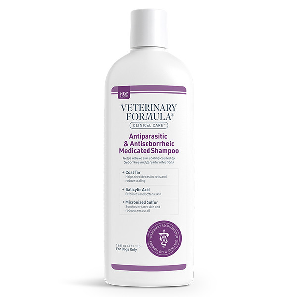 Veterinary Formula Clinical Care Antiparasitic & Antiseborrheic Medicated Shampoo ВЕТЕРИНАРНА ФОРМУЛА АНТИПАРАЗИТАРНИЙ та АНТИСЕБОРЕЙНИЙ дерматоко Київ - фото 1