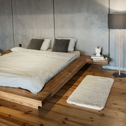 Килимок для підлоги з еко-хутра ТМ Dariana Tweed 75*150 см бежевий Житомир - фото 7