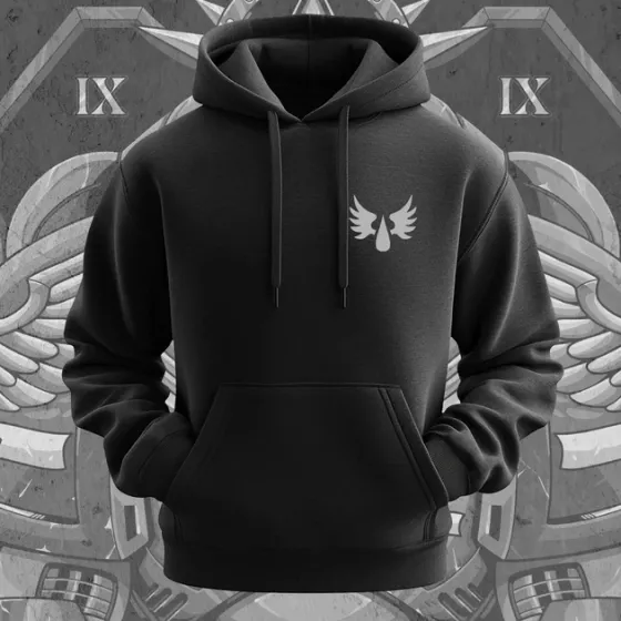 Худи мужское с принтом WarHammer 40K Night Lords Размер 44 Anime1118 Днепр