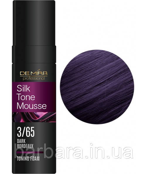 Тонирующая пенка SilkTone Mousse DeMira Professional 3/65 Темный бордо Киев - изображение 1