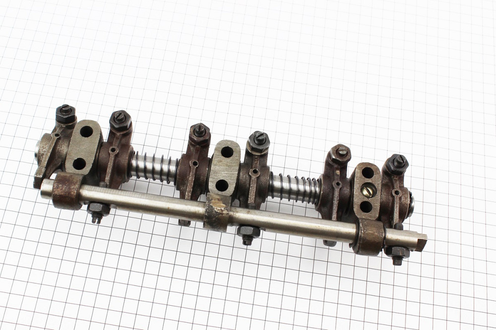 Коромисло клапана зі стійками у зборі (з рейкою) (L375-03205) Київ - фото 1