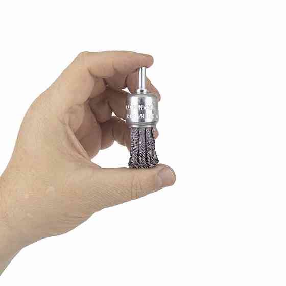 Щетка проволочная чашевидная Ø30мм хвостовик Ø6мм (стальная витая) SIGMA (9028031) Ровно