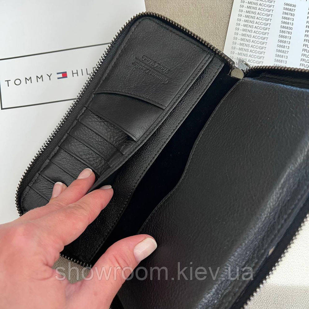 Чоловіча шкіряна клач на блискавки (3309) Київ - фото 4