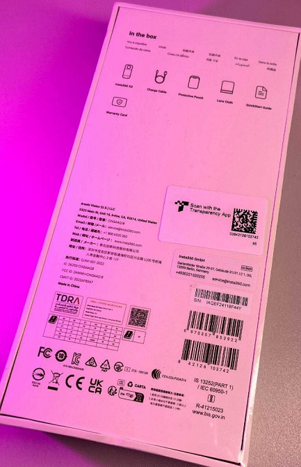 Экшн-камера Insta360 X3 полностью новинка, в пленке. Киев - изображение 1