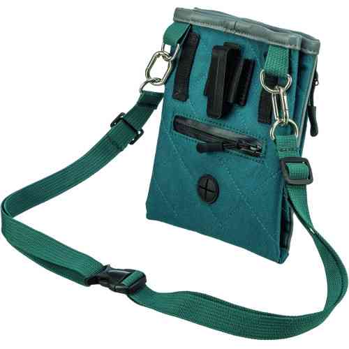 Сумка Trixie Twin для ласощів 15х18х2,5 см синьо-зелена Київ