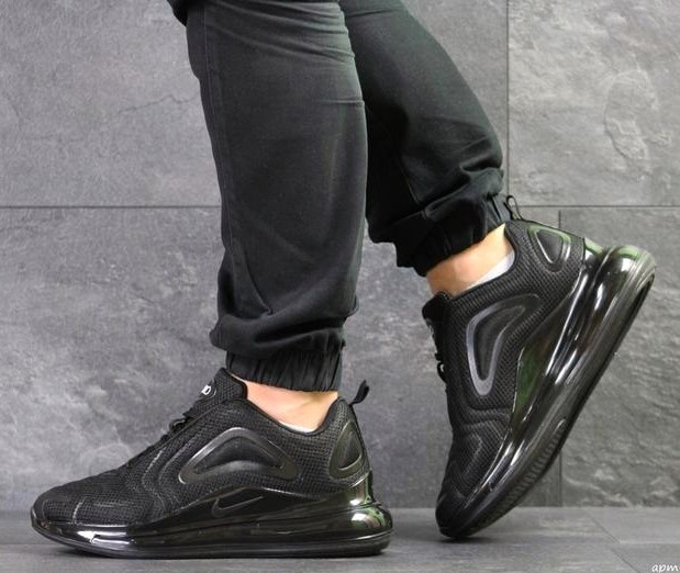 Кросівки Nike 720 Чорні Чоловічі Найк з Амортизацією кросівки (розміри: 40,41,42,43,44,45) Дніпро - фото 4