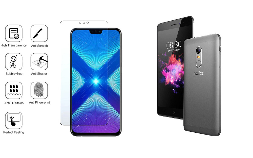 Захисне скло NeoGlass для TP-LINK Neffos X1, X1 Lite, X1 Max – надпрозоре та стійке Київ - фото 4
