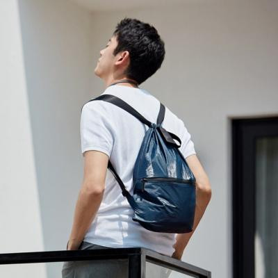 Рюкзак туристичний Xiaomi RunMi 90 Points Lightweight Urban Drawstring Backpack Blue (6972125146144) Вінниця - фото 4