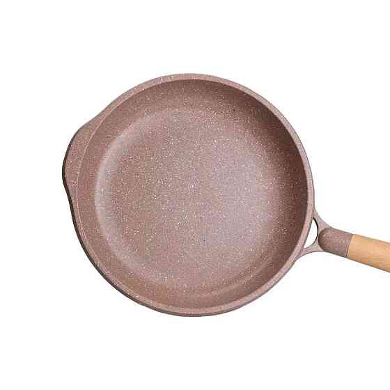 Алюминиевая сковорода 2,8 л с мраморным антипригарным покрытием Ø 28 см, толстое дно MGC кофейный HP-4-420CO Киев