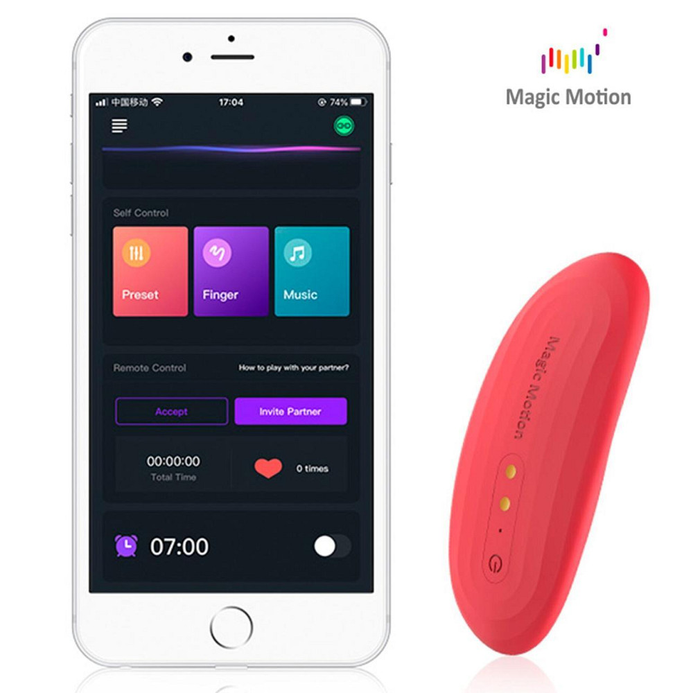Смарт-вібратор у трусики Magic Motion Nyx Red Sex Aura Київ - фото 1