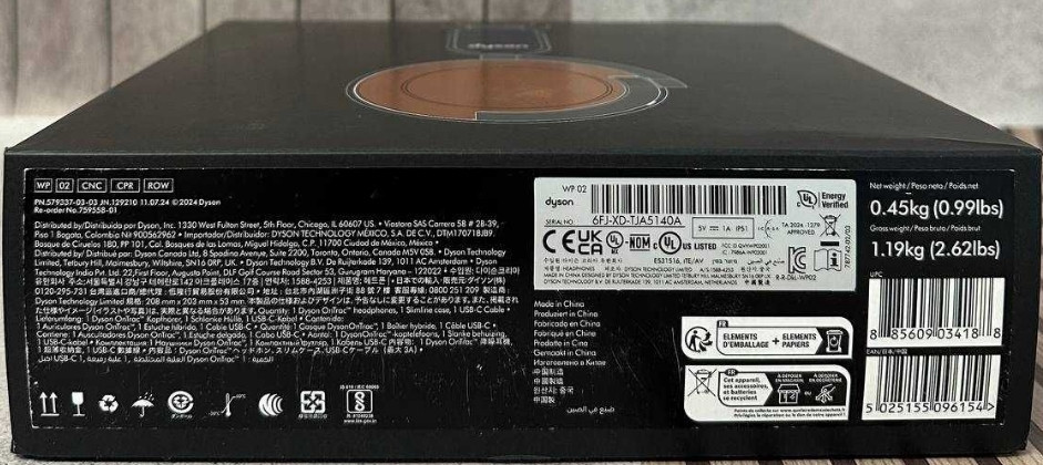 Наушники с микрофоном Dyson OnTrack CNC Copper. Киев - изображение 2