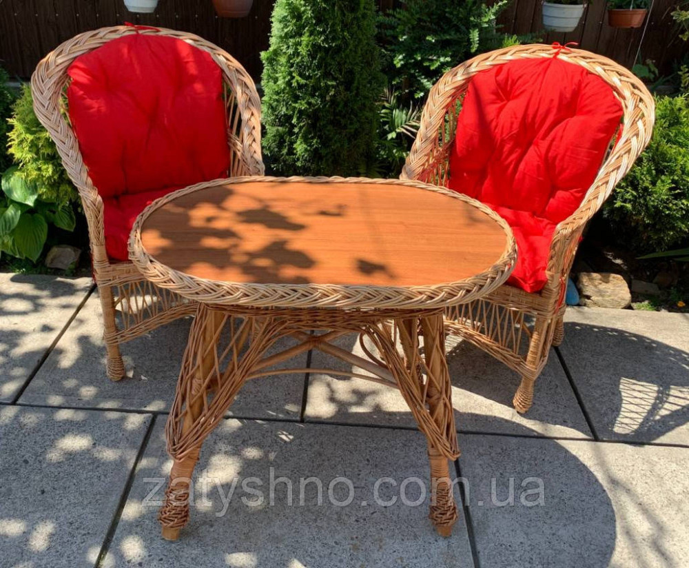 Мебель плетеная из лозы для сада и дачи Киев - изображение 2