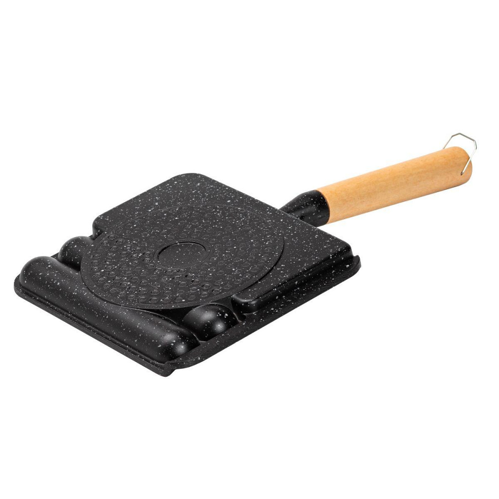 Сковорода прямокутна на 3 секції з антипригарним покриттям чорна HP39572B Київ - фото 4