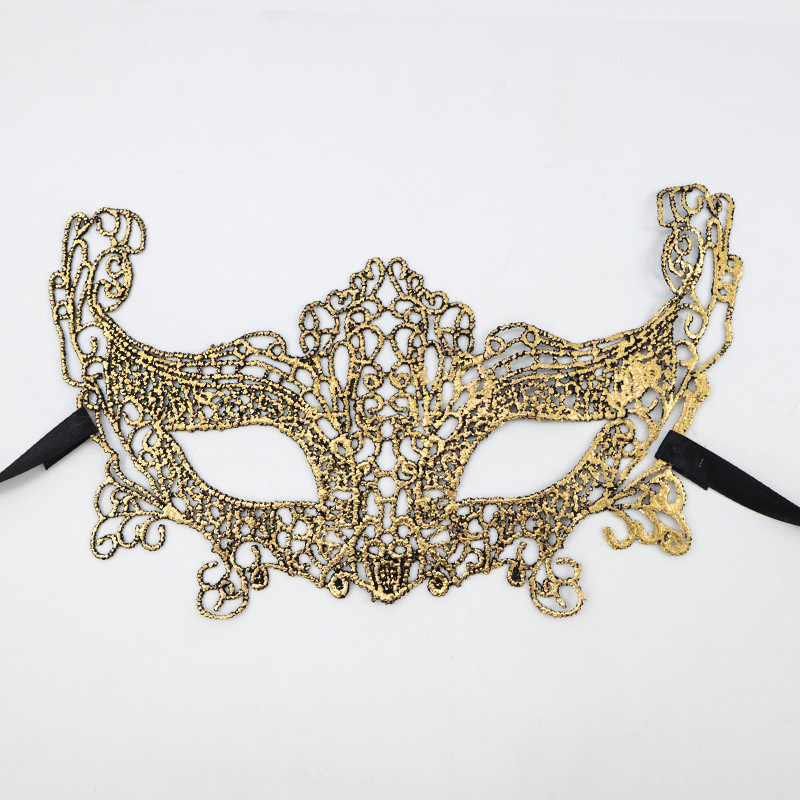 Ажурна маска one size золотистий Київ - фото 2