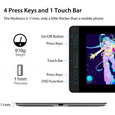 Планшет-монітор Huion Kamvas 13 (GS1331) Вінниця - фото 6