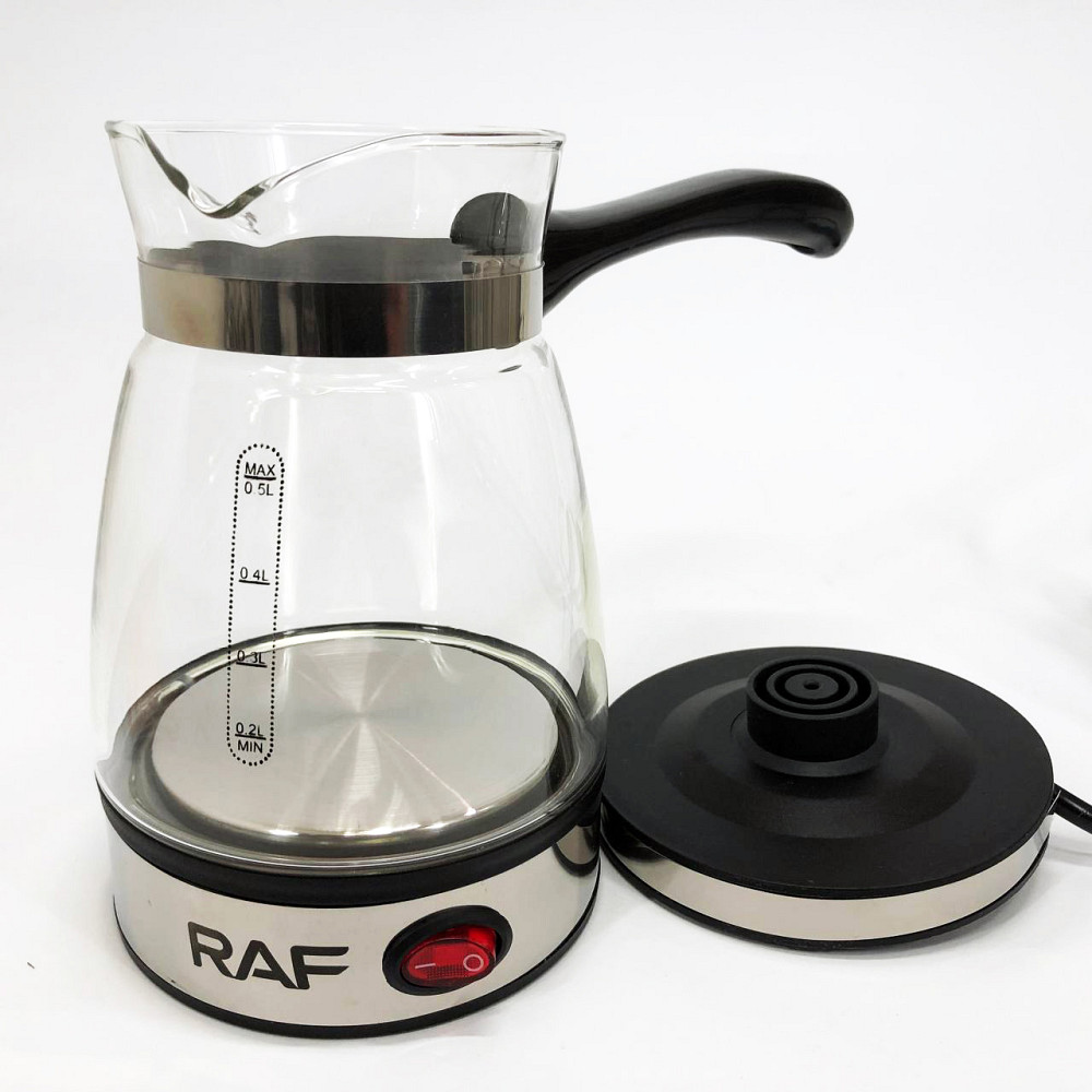 Турки для кофе RAF R.125 500мл 600 Вт, Турка с автоотключением, Турка бытовая электрическая HX-92 Львов - изображение 7