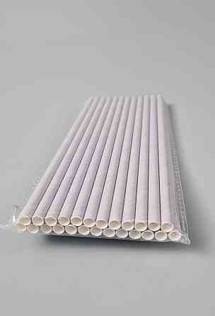 Соломка трубочка паперова 25 шт. сіра (1 пачка) Харків