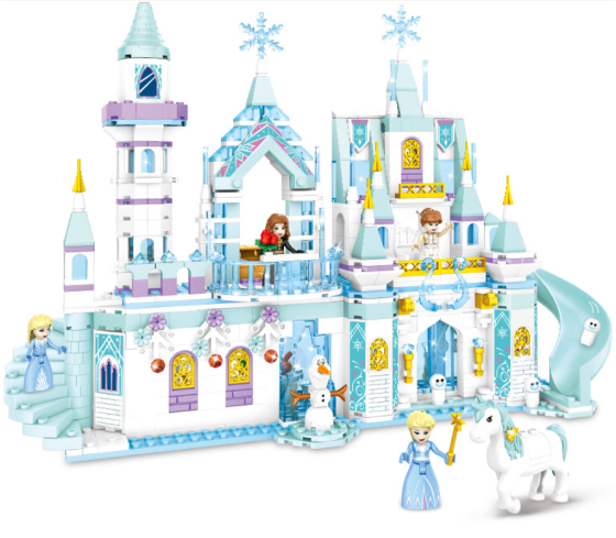 Великий дитячий конструктор замок Принцеса Frozen Princess палац Ельза для дівчаток ( 23502 ) Харків