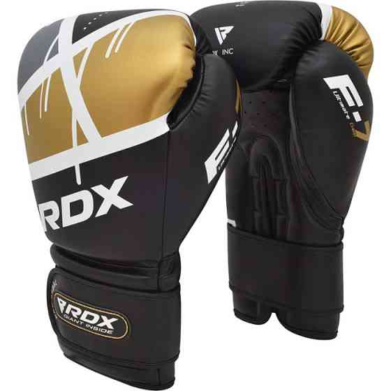 Боксерські перчатки RDX Rex Leather Black 14 ун. Кам'янське