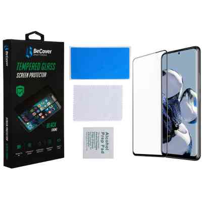Стекло защитное BeCover Xiaomi 12T / 12T Pro Black (708558) Винница