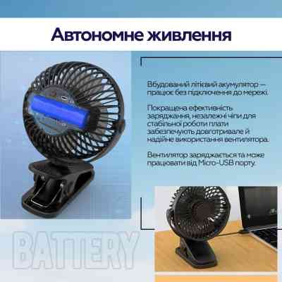 Вентилятор XoKo XK-P6-BK Винница