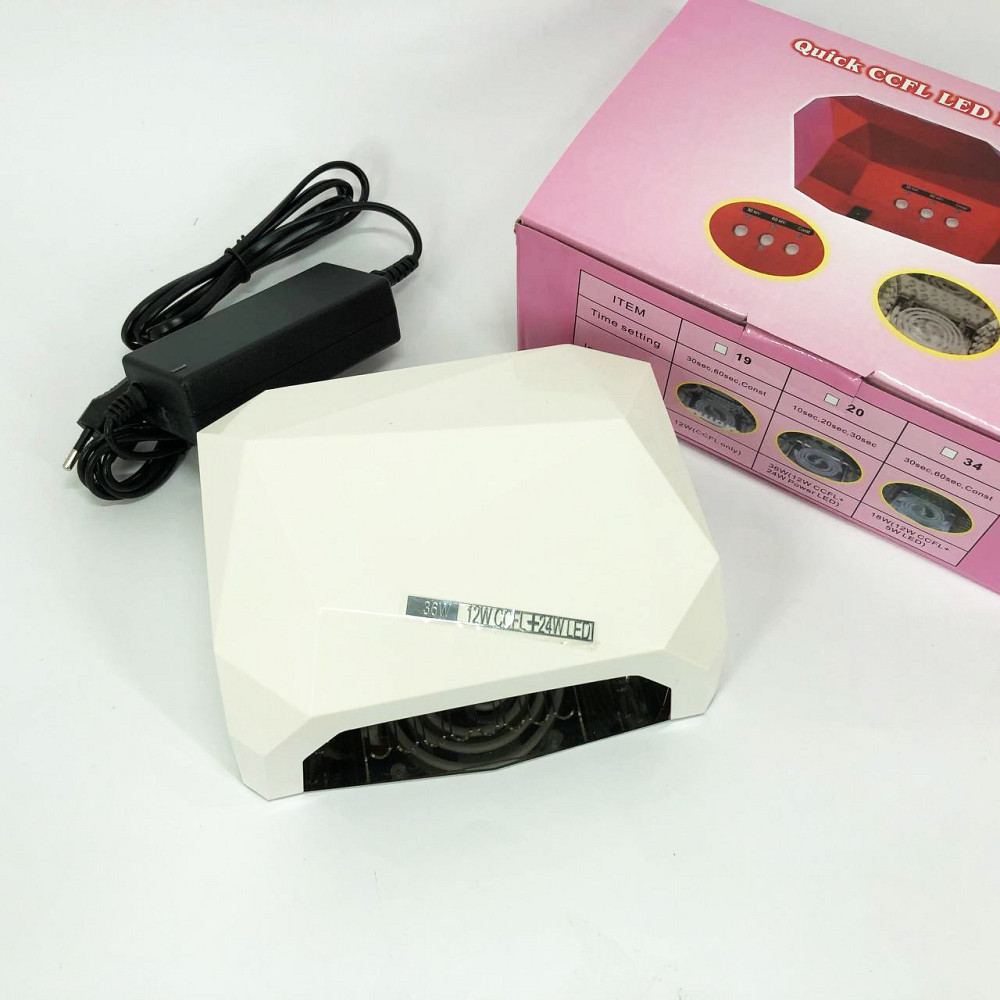 Лед лампа для гель лака UV LAMP CCF+LED, Сушилка обычного ногтей, Профессиональная сушка для гель лака YC-29 Львов - изображение 6