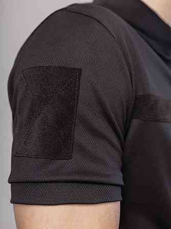 Мілітарі футболка кулмакс чорна чоловіча Pobedov Recon Київ